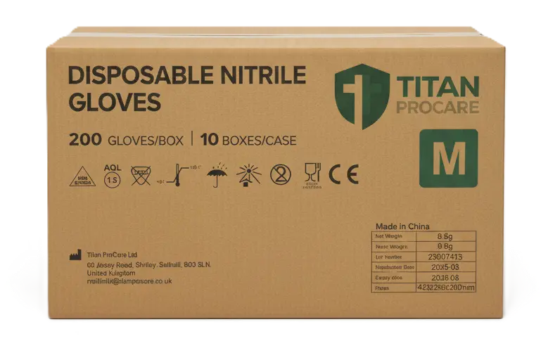 Titan ProCare PPE stock at our Solihull base